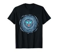 Evil Whirlpool Face Storm Vortex Gaming Horror T-Shirt