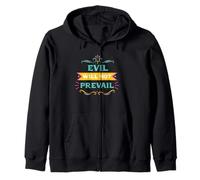Evil Will Not Prevail Pope Leo XIV God Love Hope Faith Unity Zip Hoodie