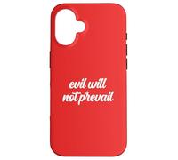 Evil Will Not Prevail Pope Leo XIV God Unity Hope Pray Peace Case for iPhone 16