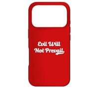 Evil Will Not Prevail Pope Leo XIV Unity God Hope Pray Peace Case for iPhone 17 Pro