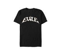 Evile - Logo Black/White - T-Shirt - black - XXL - 100% Cotton,Jersey XXL