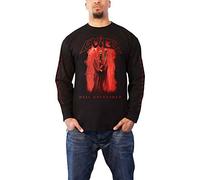 Evile T Shirt Hell Unleashed Band Logo Official Mens Black Long Sleeve M