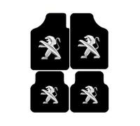 EVIMO 4PCS Car Mats, For Peugeot 2008 II Active/Allure Business/Active 2019-2023 2024 Non Slip Car Floor Mat, Anti-Slip Backing, Floor Mat, Tailored Fit Carpet Floor Mat Set Accessory,A