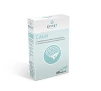 Evipet Calm Complementary Feed for Cats and Dogs | 30 Tablets | Fast Acting Formula to Calm Behaviour and Help Reduce Stress