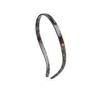 EVITA PERONI Women's Glasses Headband, Basic Resin Hair Band, 1 Count (Pack of 1), Starry Gray