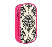 EVIUS Asian Elephants Print Pencil Case – Large Capacity Zippered Pencil Case, Portable Pen Box - Cute Pencil Cases for Kids, School, Office, and Travel