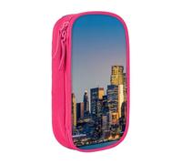 EVIUS Beautiful City Heavens Line Print Pencil Case – Large Capacity Zippered Pencil Case, Portable Pen Box - Cute Pencil Cases for Kids, School, Office, and Travel