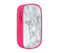 EVIUS Black Textured Marble Print Pencil Case – Large Capacity Zippered Pencil Case, Portable Pen Box - Cute Pencil Cases for Kids, School, Office, and Travel