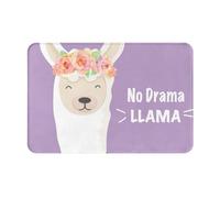 EVIUS Cute Llama Door Mat Non Slip Washable Doormat Entrance Rug Welcome Mat, Indoor And Outdoor Doormats, Front Doormat,Entrance Door Mat For Inside, Hallway, Patio, Bathroom.40cm X 60cm