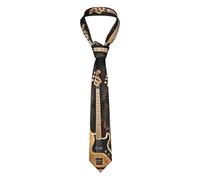 EVIUS Guitar Bass Music Musical Instruments Stylish Men'S Tie - Classic Patterned Business Fashion Tie For Formal Occasions,Personalised Slim Fit For Gentlemanly Charm.