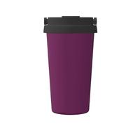 EVIUS Insulated Coffee Mug,500ml Travel Mug, Portable & Reusable Coffee Cup Travel Mug for Office Cups,Spill Proof Coffee Mug with Lid,Morning Glory Purple Stainless Steel Insulated Coffee Mugs