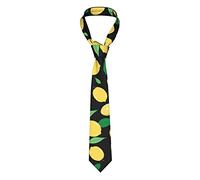 EVIUS Lemon Fruit Stylish Men'S Tie - Classic Patterned Business Fashion Tie For Formal Occasions,Personalised Slim Fit For Gentlemanly Charm.