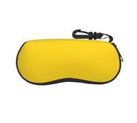 EVIUS Sunglasses Soft Case, Ultra-Light Portable Neoprene Zip Glasses Case, Travel Sunglasses Glasses Pouch, Aesthetic Printed Bergamot Yellow Glasses Case For Men And Women