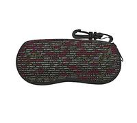 EVIUS Sunglasses Soft Case, Ultra-Light Portable Neoprene Zip Glasses Case, Travel Sunglasses Glasses Pouch, Aesthetic Printed Programmer Programming Code Glasses Case For Men And Women
