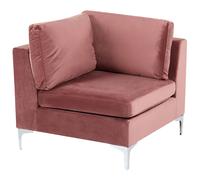 EVJA Corner Seat Pink Velvet
