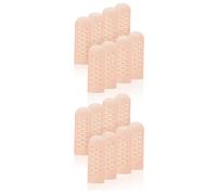 Evliery 16Pcs Silicone Finger Protectors, Breathable Finger Caps, Fingertips Covers, Finger Sleeves Support for Finger Cracking
