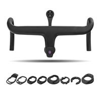 Evliery Integrated Carbon Road Handlebar for Bicycle Steering Wheel Handlebar for Bicycle (440X120MM)