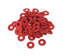 Evliery R 100PCS Red Motherboard Screw Insulating Fiber Washers