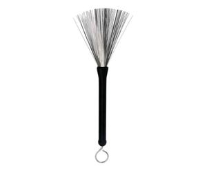 Evliery Retractable Jazz Drum Brushes Stick Steel Wire 32cm Cleaning Brushes for Jazz Rock Music Lover