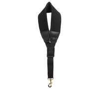 Evliery Saxophone Strap Adjustable Single Shoulder Neck Strap Playing Labor-Saving Shoulder Strap,Black