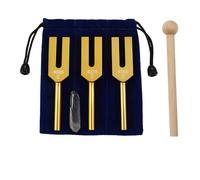 Evliery Tuning Forks Set 4096 Hz 4160 Hz 4225 Hz for Sound Healing, Musical Instrument, Sound Vibration Tools, A