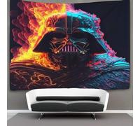 EVMILA 3D Star Wars Printed Wall Blanket Home Decoration Bedding Poster Wall Art Darth Vader Tapestry Wall Hanging Tapestry Soft Polyester for Living Room Bedroom Dorm Decor 100cmx150cm