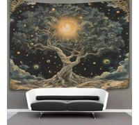 EVMILA 3D Tree of Life Print Wall Blanket Home Decoration Bedding Poster Wall Art Tapestry Wall Hanging Tapestry Soft Polyester for Bedroom,Decorations Beach Blanket College Dorm 130cmx150cm