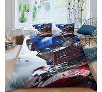 EVMILA Transformers for Boys Girls Duvet Cover Comforter Covers Quilt Cover 3D Printed Optimus Primes Bedding Set with Zipper Closure with Pillow Cases Soft Microfiber 3 Pieces Double(200x200cm)