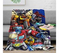 EVMILA Transformers Throw Bedding Blanket 3D Printed Optimus Primes Plush Lightweight Fluffy Soft Cozy Gifts for Bed And Couch for Boys Girls All Season Couch Sofa 60x80inch(150x200cm)