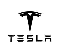 EVMIZE Tesla Model 3 Model Y T Logo Tesla Letters Dual Motor Emblem Set Metal (Without Dual Motor)