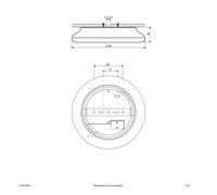 EVN Catino LED ceiling light, sensor, 30 cm
