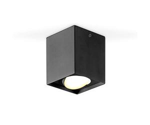 EVN Kardanus LED ceiling light, 9 x 9 cm, black