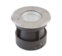 EVN Meerkat, round, 60°, stainless steel, 6W, 4,000 K