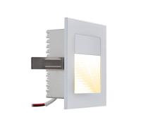EVN P2170 LED recessed wall light, 3,000 K, silver