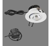 EVN PC65 outdoor recessed light round, 3000K white