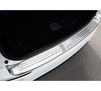 EVNI Stainless Steel Chrome Rear Bumper Protector for Volvo XC60 2018-2023, Outside Rear Bumper Protector Sill Scratch Guard Cover Trim Auto Accessories