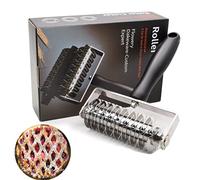 EVNSIX Stainless Steel Professional Dough Lattice Top Pie Pizza Bread Pastry Crust Lattice Roller Cutter