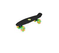 Evo 22-Inch Light-Up Penny Skateboard - Black, 55 x 14.5 x 9.5 cm, Durable Cruiser Board with LED Wheels for Kids & Teens