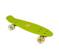 EVO 22" Light-Up Lime Green Penny Board | Skateboard with Light-Up Wheels for Kids & Teens | Mini Cruiser Complete Skateboard for Beginners & Pros | Durable & Fun for Ages 3+