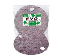 EVO Absorbent Drum Topper Pads Pack of 25 - Absorbs Approx. 40 Litres - Ideal for Hydraulic Fluids, Oils, Coolants, Fuels, and Mild Acids - Efficient Drum Leak Protection and Spill Containment