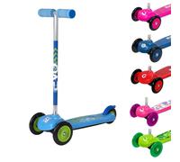 EVO Blue Move & Groove Scooter | Kids 3-Wheel Scooter Perfect For Boys & Girls