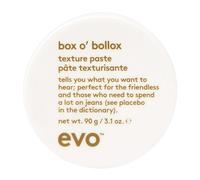 Evo Box O' Bollox Texture Paste - Hair Styling Paste - Long-Lasting Hold with a Matte Finish - 90g / 3.1fl.oz