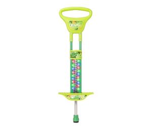 EVO Childrens Light Up Pogo Stick | Steel Frames Kids Pogo Jumping Stick | Indoor & Outdoor Exercise Toy | Kids Hopping Toy For Summer | All Children Aged 6+ (Dinosaur)