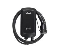EVO EV GT-1 | EV Charger | UK Built | Electric Vehicle Charger | Type 2 | 230V 7.2kW | Single Phase | 5m Tethered | Wifi Enabled Smart Electric Vehicle Charge Point | OLEV Approved | Wall Mount