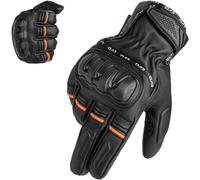 EVO Fitness Motorbike Motorcycle Gloves Thinsulate 3M Hipora Windproof Waterproof Winter All Weather Thermal Carbon Shell Fiber Knuckle Smartphone Touch Compatible