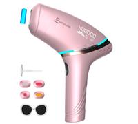 EVO Glow IPL Laser Hair Removal with 19J Energy, 8°C Dual Cooling Hair Removal Device, 400,000 Flashes, Painless Laser Hair Removal for Women & Men, Permanent Hair Removal Heads SKB-2308