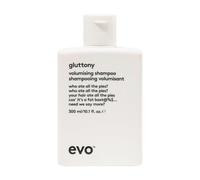 Evo Gluttony Volumising Shampoo - Full Size Lightweight Shampoo To Gently Cleanse, Build Body & Strengthen Fine Hair - 300ml