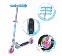 Evo Holographic Inline 2 Wheel Scooter - Pink and Blue