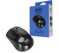 Evo Labs MO-234W BLACK mouse Office Ambidextrous RF Wireless + USB Type-A Optical 800 DPI