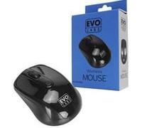 Evo Labs MO-234W BLACK mouse Office Ambidextrous RF Wireless + USB Type-A Optical 800 DPI
